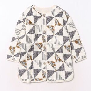 Rylee & Cru quilted longline patchwork kids jacket size 2-3Y